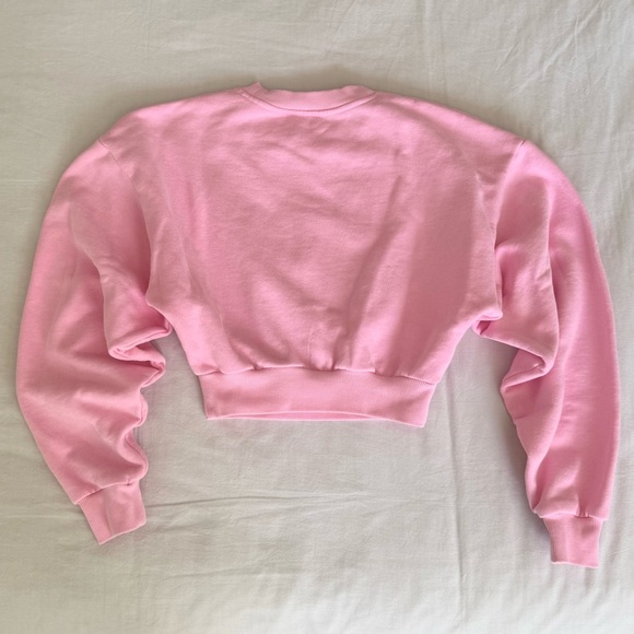 Pink Crop Crewneck - alo - Picture 9 of 15